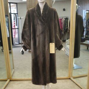 Phantom Sheared Beaver Fur 50" Coat